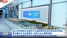 施小琳调研企业服务平台推进情况并召开...